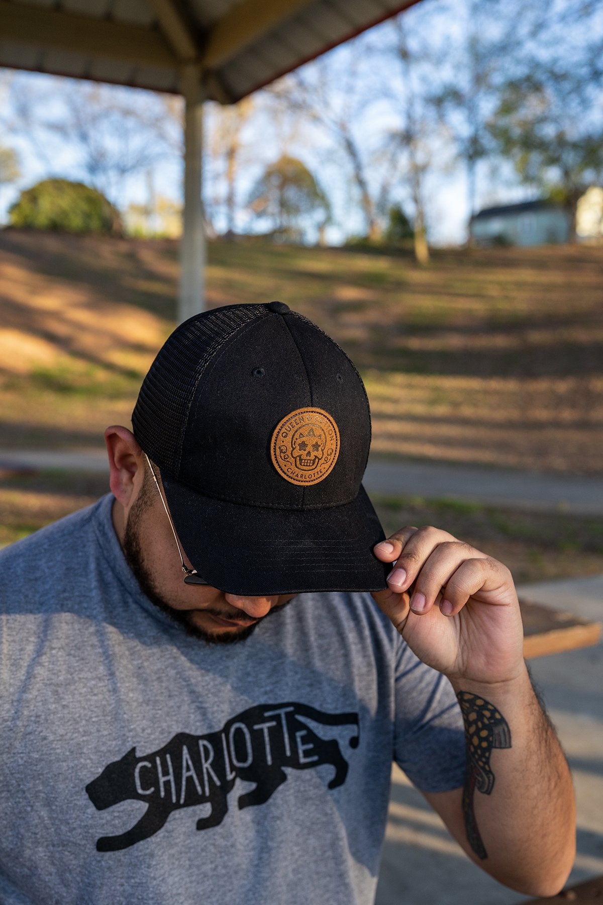 Queen & Cotton x Leather Patch