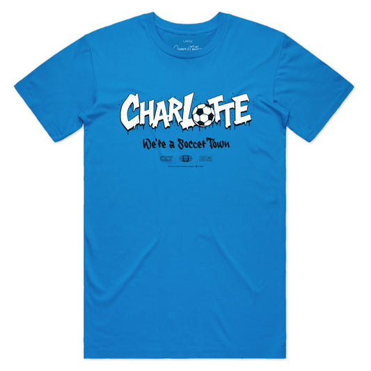 Charlotte Graffiti x Soccer Town x Blue