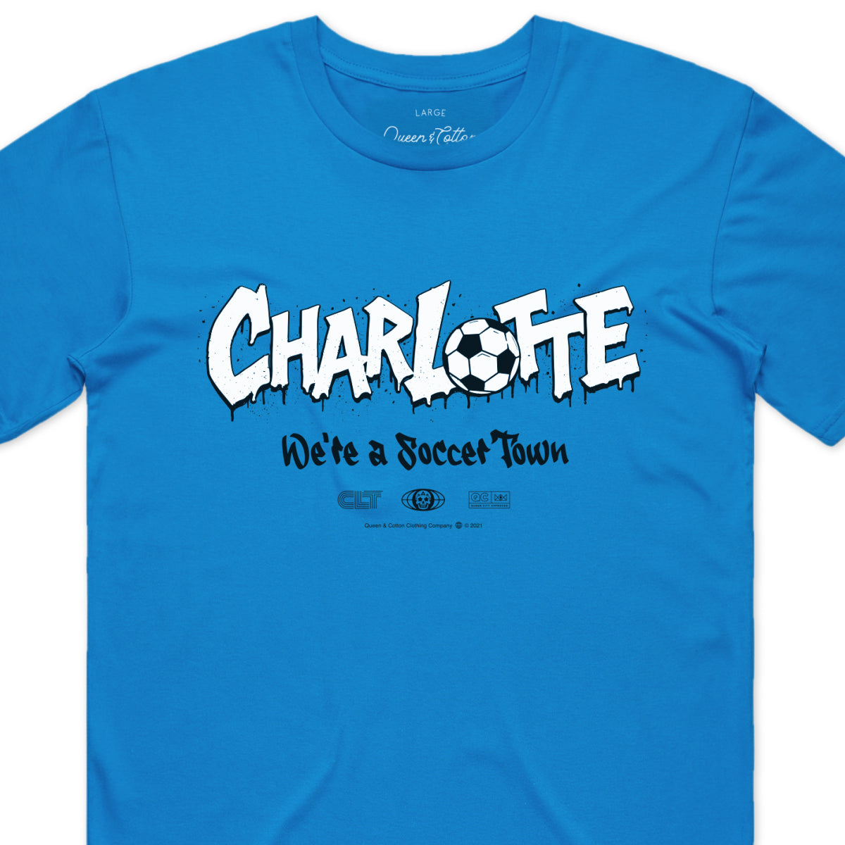 Charlotte Graffiti x Soccer Town x Blue