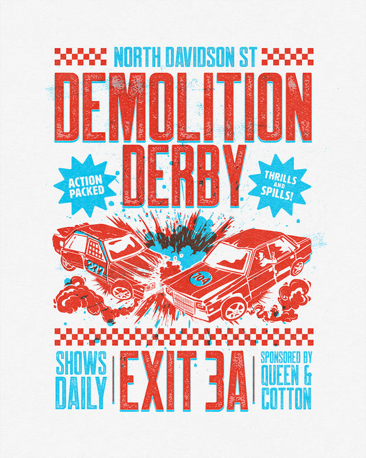 Exit 3A x Demolition Derby x Art Print