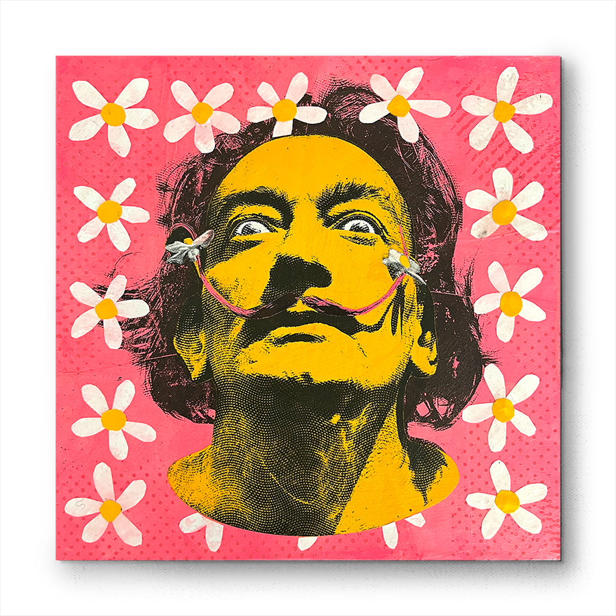 Salvador Dali with Daisies
