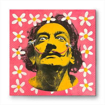 Salvador Dali with Daisies