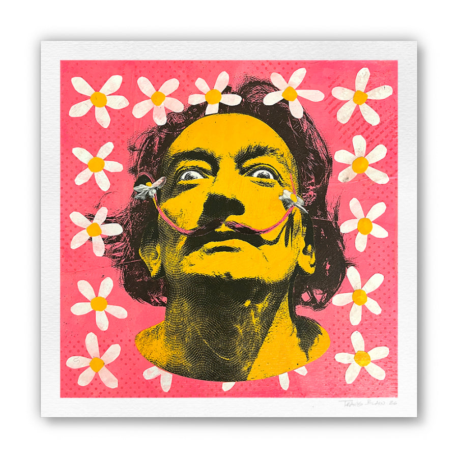 Salvador Dali with Daisies