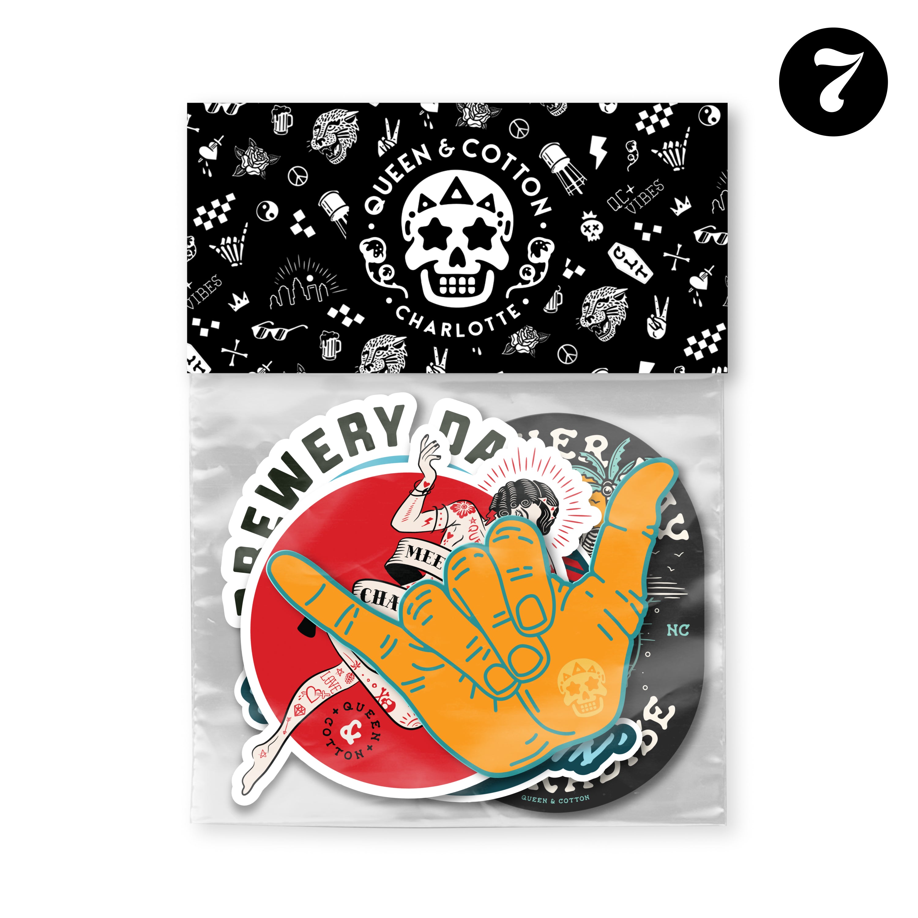 Sticker Pack #7 – Queen & Cotton